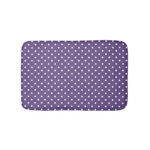Tapis De Bain Mat de bain violet Pois