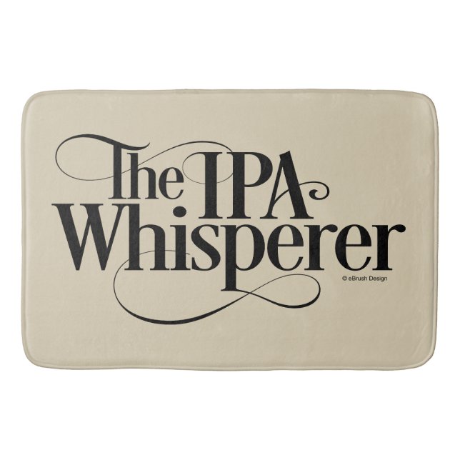 Tapis De Bain Mat de bain Whisperer IPA (Devant)