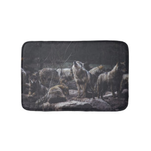 Tapis De Bain Mat de bain Wolf Pack