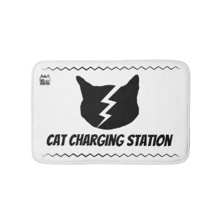 Tapis De Bain Mat de charge de chat