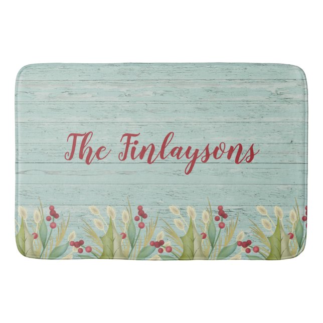 Tapis De Bain Mat de Noël de la plage côtière (Devant)