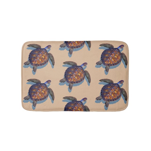 Tapis De Bain Matelas de bain de tortue de mer (Devant)