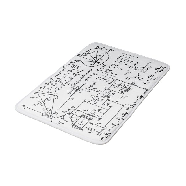 Tapis De Bain Mathématiques Geeky de maths (Angle)