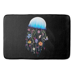 Tapis De Bain Méduse florale