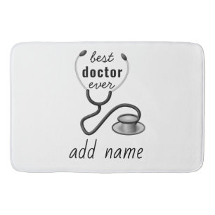 Tapis De Bain Meilleur Médecin Personnalisé Merci Médecin