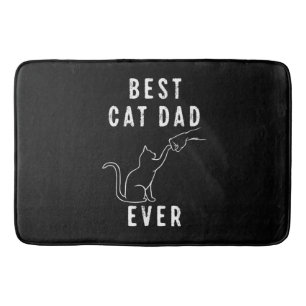 Tapis De Bain Meilleur Papa Chat du Monde Papa Chat Paw Coup de