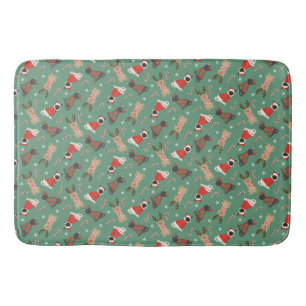 Tapis De Bain Meowy Christmas Cats