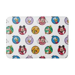 Tapis De Bain Mickey & Friends Motif Cercles Classiques