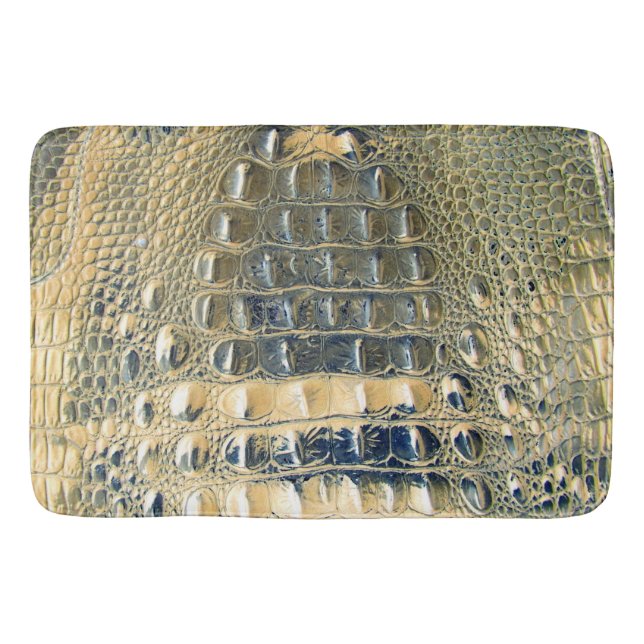 TAPIS DE BAIN MIEL D'ALLIGATOR DU CRU "HORNBACK", MIAMI BEACH (Devant)