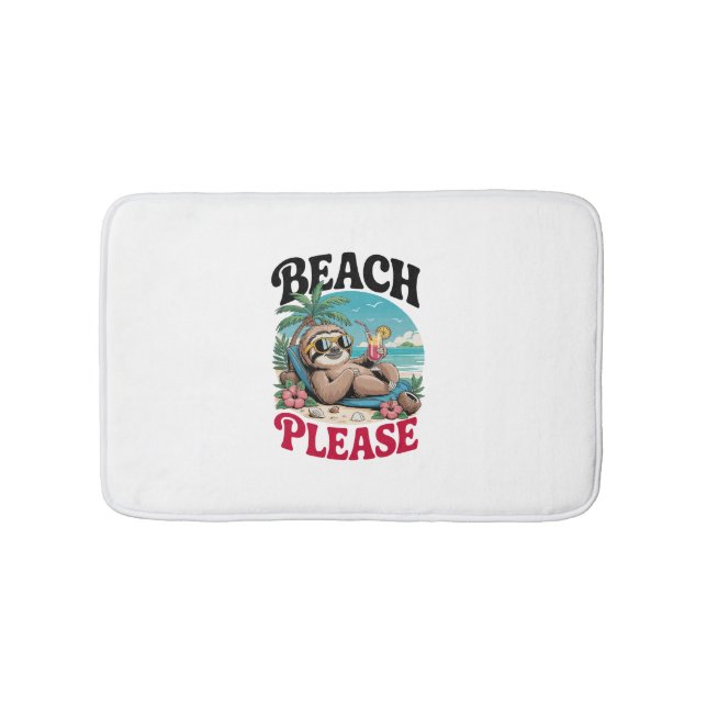 Tapis De Bain Mignonne Sloth été (Devant)
