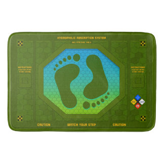 Tapis De Bain Militaire-Sci-Fi-Industriel-Bain-Tapis