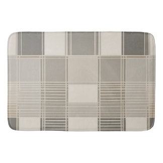 Tapis De Bain "Minimaliste Abstrait avec Motif géométrique