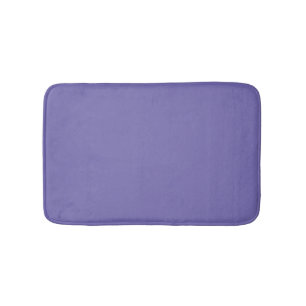 Tapis De Bain minimaliste perwinkle violet solide élégant chic é