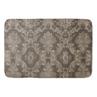 Modèle Damask vintage avec finition Grungy - marro