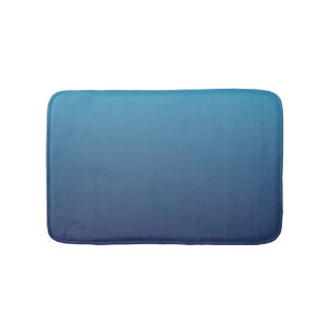 Tapis De Bain Modèle de gradient de bleu d'océan