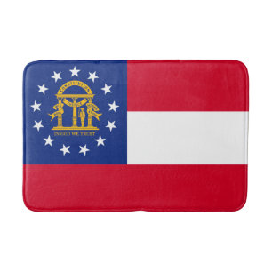 Tapis De Bain Modèle du drapeau de l'État de Géorgie