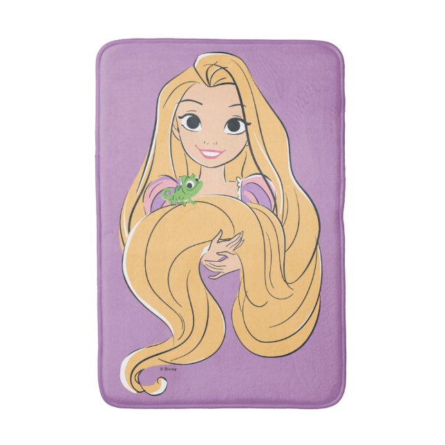 Tapis De Bain Moment magique Rapunzel & Pascal (Devant (Vertical))