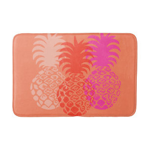 Tapis De Bain Momona ananas Hawaiian Tropical -Papaya