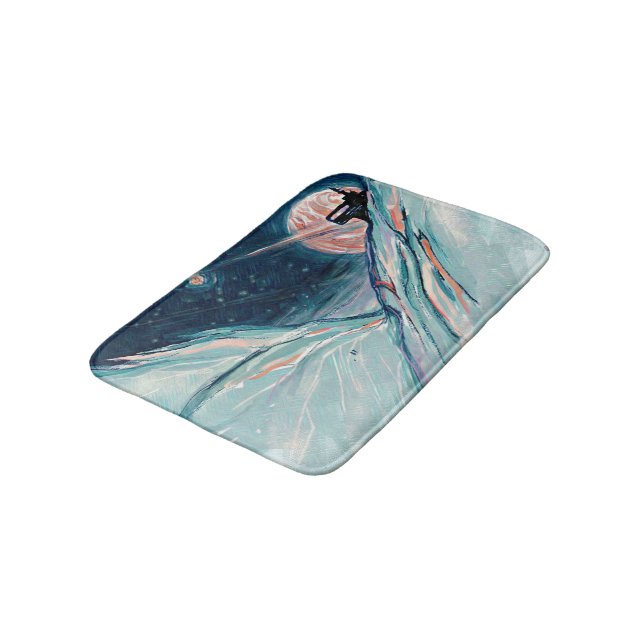 Tapis De Bain Mon futur chez soi dans l'espace (Angle)