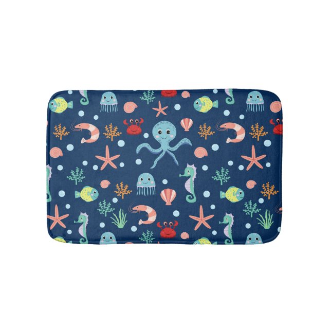 Tapis De Bain Monde marin (Devant)