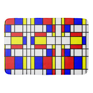 Tapis De Bain Mondrian a inspiré
