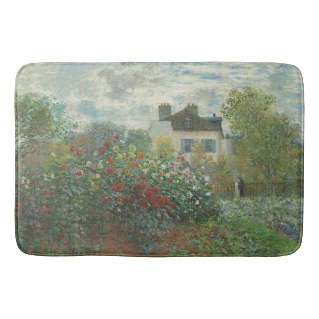 Tapis De Bain Monet L'Artiste Jardin Français Vieux Art (Devant)