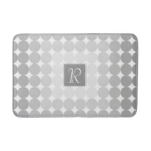 Monogramme des cercles gris modernes