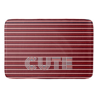 Tapis De Bain Monogramme moderne trié