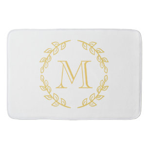 Tapis De Bain Monogramme vintage