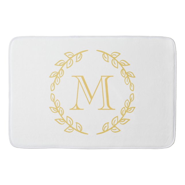 Tapis De Bain Monogramme vintage (Devant)