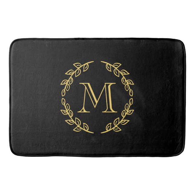 Tapis De Bain Monogramme vintage (Devant)
