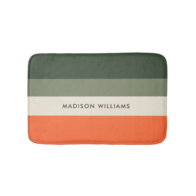 Tapis De Bain monogrammed, nom, (Devant)