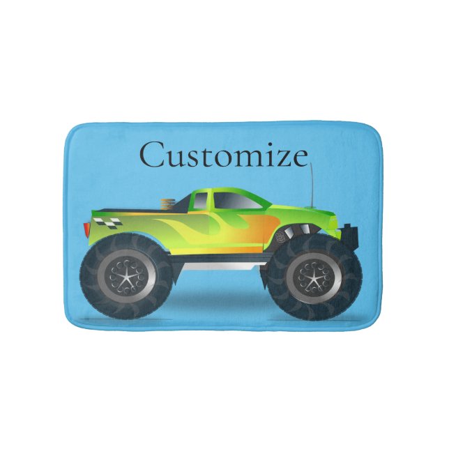 Tapis De Bain Monster Truck Thunder_Cove (Devant)