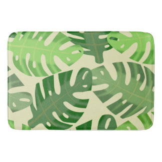 Tapis De Bain Monstera Feuille naturelle grande