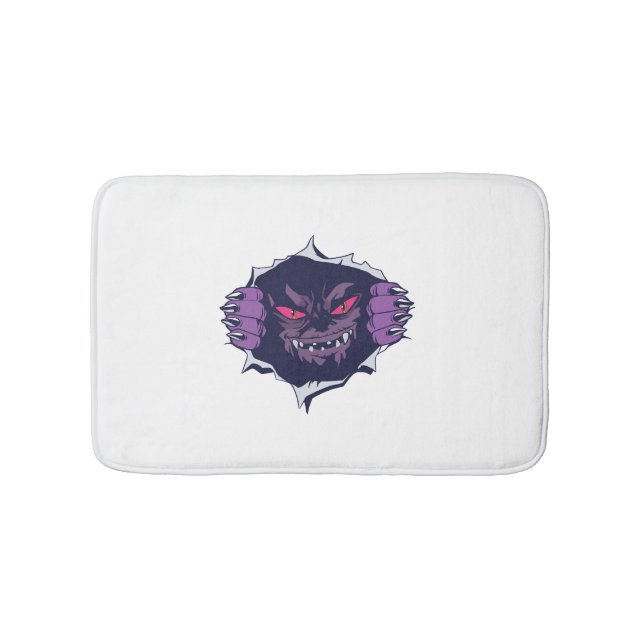 Tapis De Bain Monstre d'Halloween (Devant)