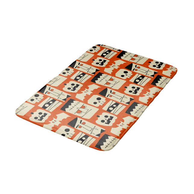 Tapis De Bain Monstres Rétro Mod (Angle)