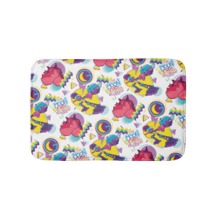 Tapis De Bain Moon Girl et le diable Dinosaur Memphis Motif de l