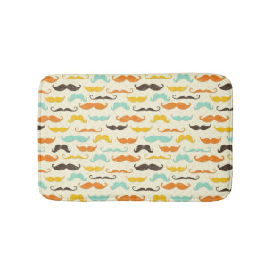Tapis De Bain Motif 3 de moustache