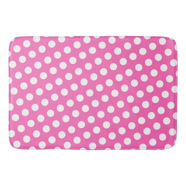 Tapis De Bain Motif à points blancs (Devant)