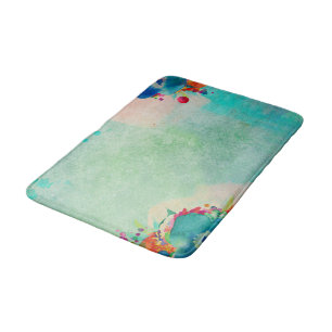 Tapis De Bain Motif Abstrait d'aquarelle