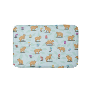Tapis De Bain Motif Capybara