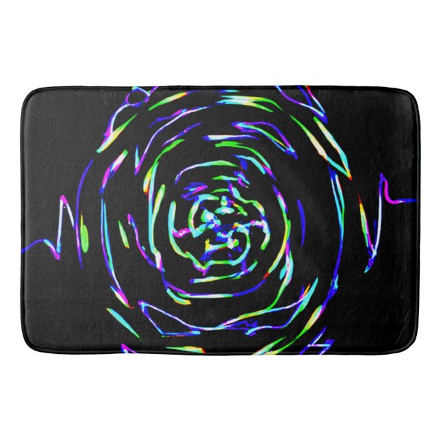 Tapis De Bain Motif coloré (Devant)