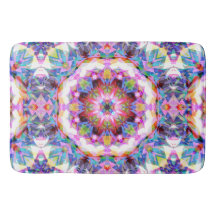 Motif coloré violet bleu rose capricieux
