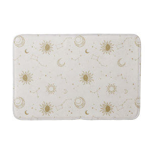 Tapis De Bain Motif Constellation de style vintage