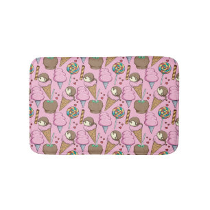 Tapis De Bain Motif crème glacée   motif Lollies   lollipop 26