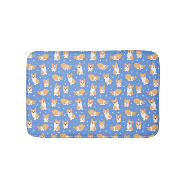 Tapis De Bain Motif Cute Corgi (Devant)
