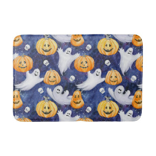 Tapis De Bain Motif d'aquarelle Halloween