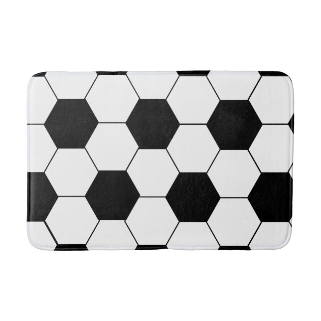 Tapis De Bain Motif de balle de football (Devant)