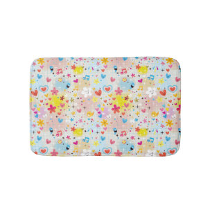 Tapis De Bain motif de bande dessinée d'amusement