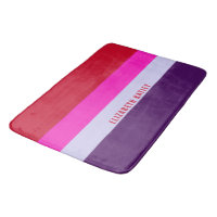 Motif de bandes rouge, rose et violet